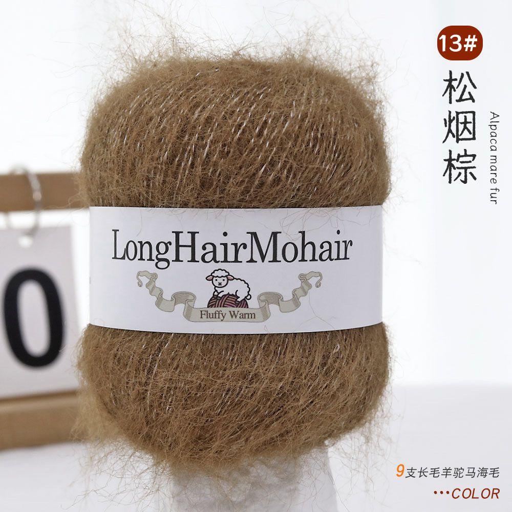 4 pièces/100g/set Fil Mohair Alpaga Pulls Tricotés Main Chapeaux Écharpes Châles Gants Chaussettes DIY Fil Doux Confortable Respectueux de la Peau