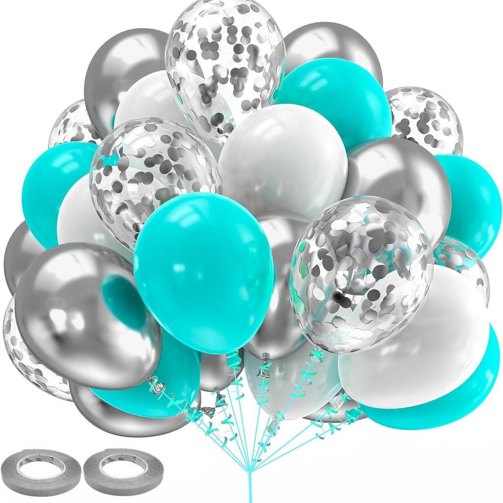30-Piece Colorful Sequin Balloon Set for Parties and Events