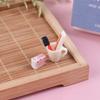 4Pcs/Set 1:12 Dollhouse Miniature Toiletries Model Decor Toothpaste Toothbrush Cup Soap