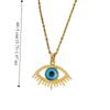 Pendant Glaze Luxury Necklace Pleated Devil's Eye Banquet Clothes Neck Chain  Party Favors