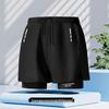 Men's Quick-Dry Plus-Size Swim Trunks: Anti-Embarrassment Boxer Briefs for Beach & Hot Spring