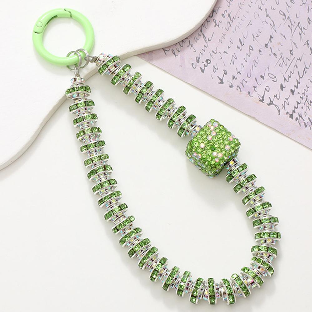 

Rhinestone Decor Phone Charm Lanyard Stylish Anti-Lost Cell Phone Case Strap K2436