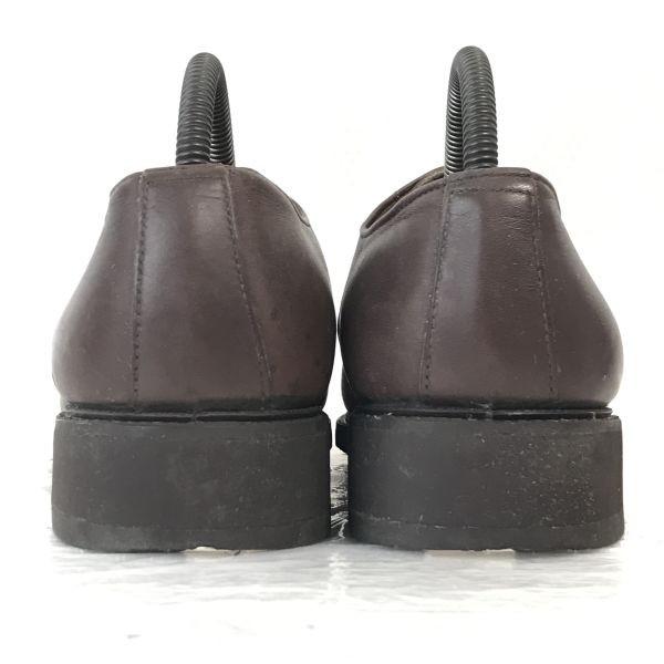 Regal Genuine Leather Straight Tip Closed Lacing Shoes Size 25.0EE Brown Business Dress Shoes(USED)