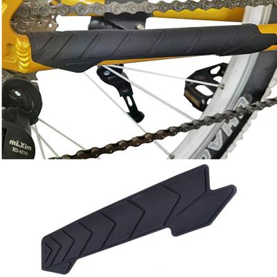 Autocollant de chaîne de vélo en Silicone, protecteur de cadre de vélo, autocollant de protection de chaîne, résistant aux rayures