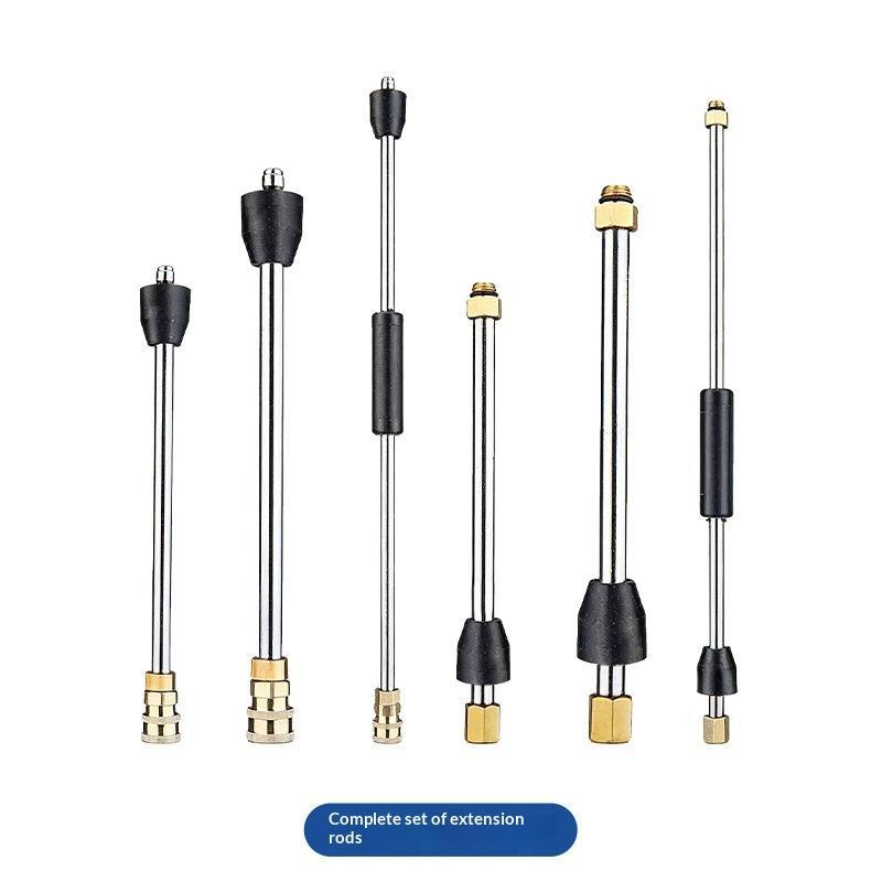 High Pressure Washer Extension Wand Premium Aluminum Alloy Quick Connect Tool for Auto Exterior Deep Cleaning