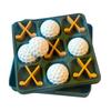 Jogo de Viagem Tema Golfe, Jogo da Velha com Caixa de Armazenamento