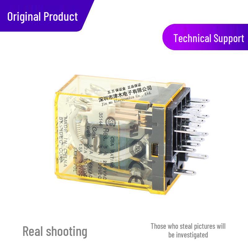 IDEC Izumi RN4S-NL-D24 DC24V Intermediate Relay, 14-Pin Replacement for RY4S-UL