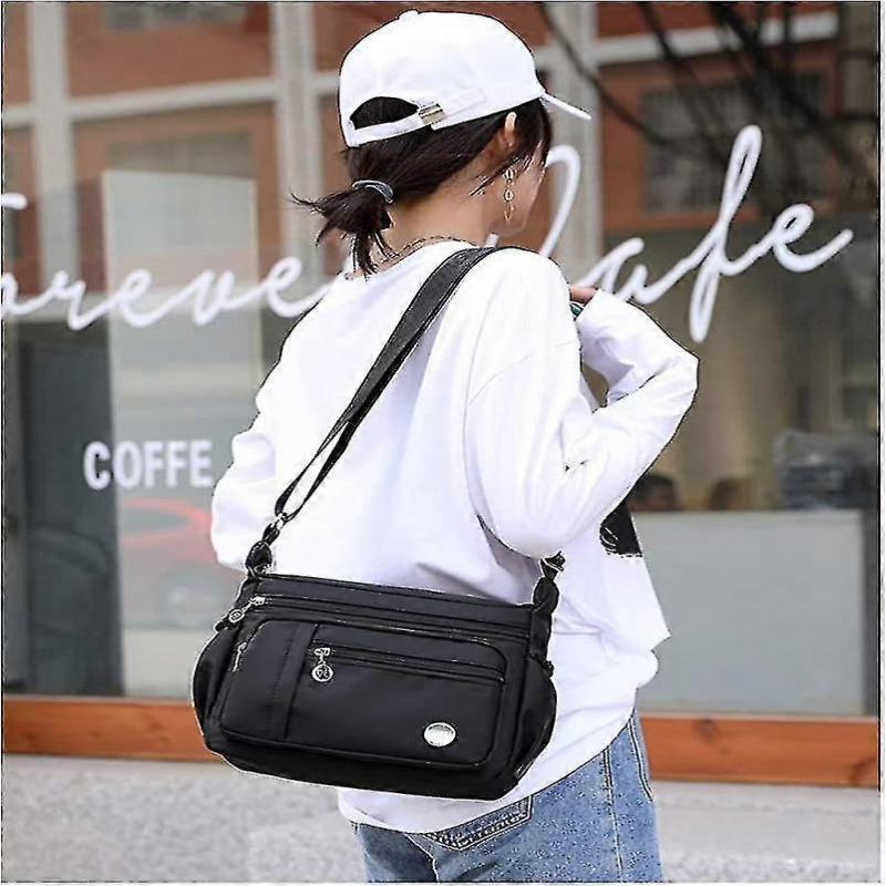 Women Shoulder Handbag Roomy Multiple Pockets Bag Ladies Crossbody Purse Fashion Tote Top Handle Satchel-MXBC