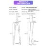 Full Carbon Fiber Bike Road Fork Bicycle Parts Hard Fork 700C Disc Brake Tapered / Straight Super light 400g +/_ 20g