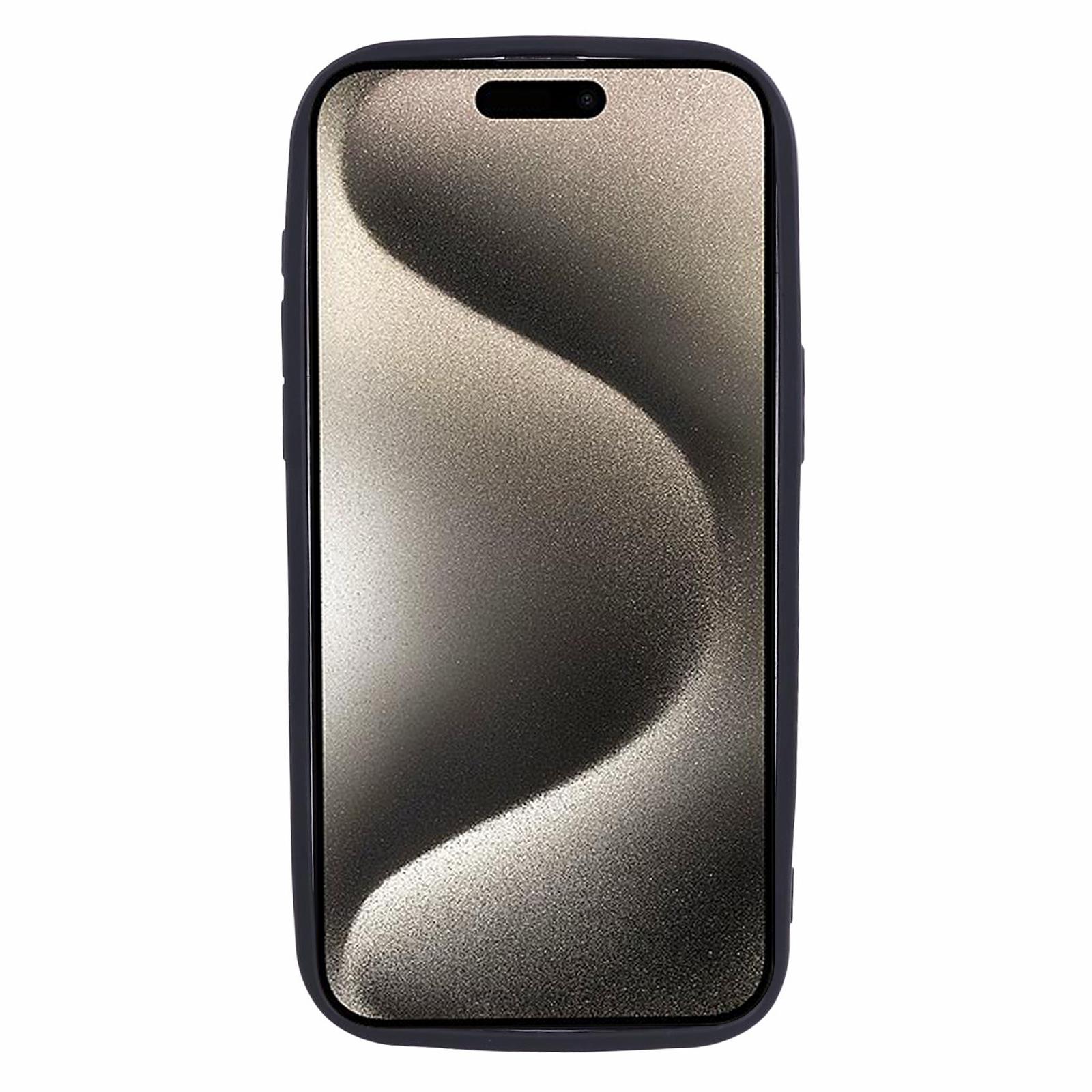 

For iPhone 15 Pro Max TPU Case Camera Protection Matte Phone Cover Black