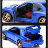 1/32 Scale Subaru Impreza Sti Car Model Sports Car Simulation Car Alloy Model Children's Toy Car Boy Collection Ornaments