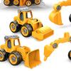Sady stavebních vozidel pro batolata Simulace Obsahují 4 vozidla Puzzle Dětské odnímatelné autíčko