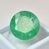 Natural Green Emerald 26.95 Ct Round Cut Loose Gemstone For Best Gift