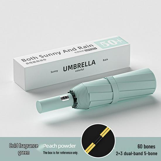 Fully Automatic Dual-Use Sun and Rain Folding Umbrella with Anti-Ultraviolet Sun Protection
