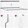 Retractable Awning Anthracite 450 x 350 cm