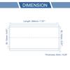 X AUTOHAUX 1 Piece Inner Diameter 13mm/0.51" Inner Diameter 200mm/7.87" 0 Degree Straight Blue