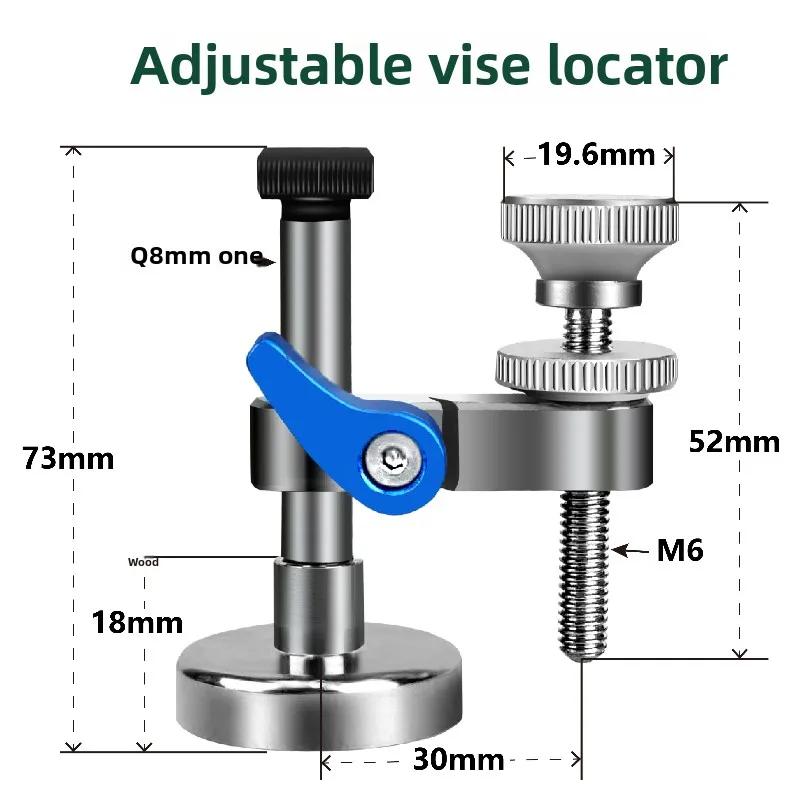 Menghină cu Centrare Automată Menghine Magnet Locator Poziționer Locație Piese de Lucru CNC Paralele Auxiliare Suport Magnetic Auxiliar Menghină Menghine