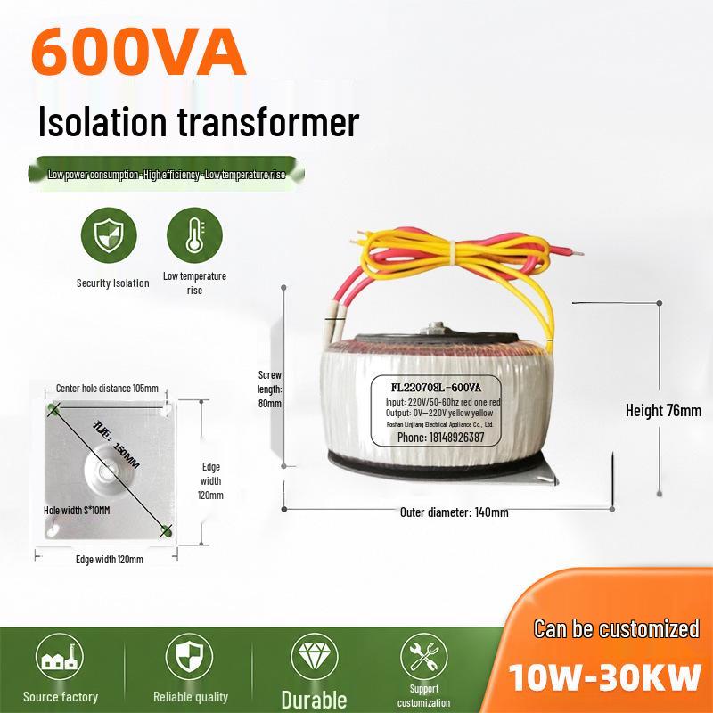 Versatile 1000W Power Transformer: Converts 230V/220V To 24V/36V/48V/60V/110V