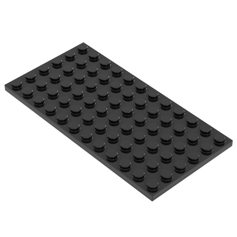 MOC Malé Stavební Kostky 6x12 Dílů Základní Deska DIY Díly Příslušenství Kompatibilní 3028