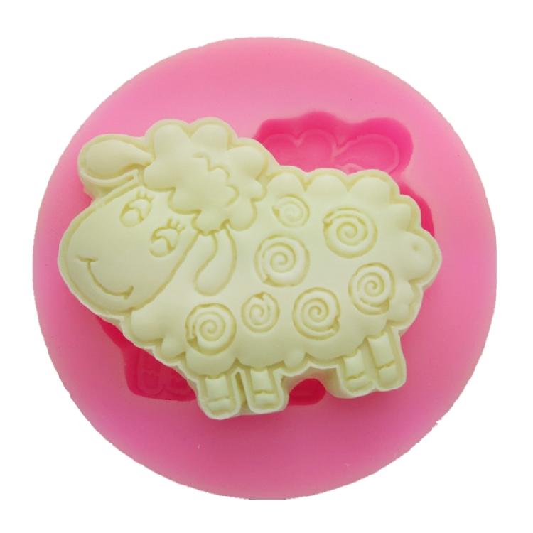 Cake Chocolate Clay Soap Cute Sheep Baking Fond Polymer Craft Art DIY Molds Tool