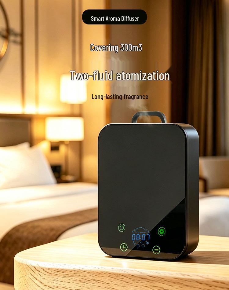Wall-Mounted Smart Aroma Diffuser: Essential Oil Fragrance Dispenser for Hotel Lobby & Hallway Aromatherapy