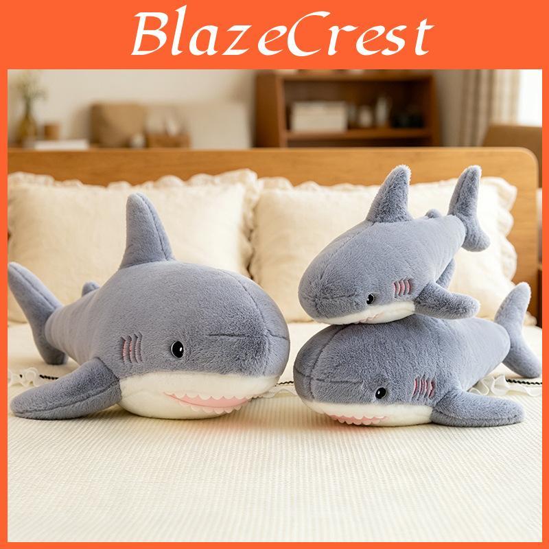 Cute Shark Plush Pillow Toy With Cartoon Design For Kids And Giftgiving