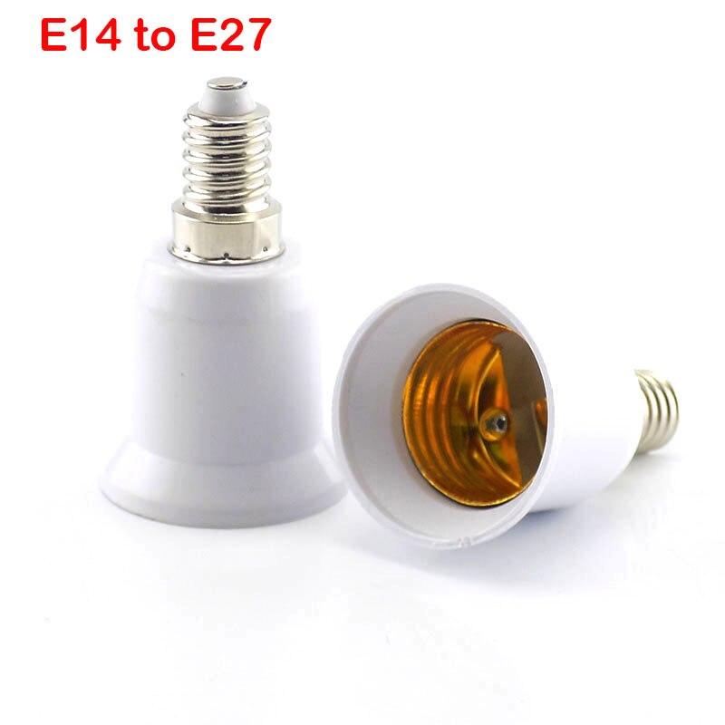 5pcs E27 GU10 G9 B22 E14 E12 Converter Led Lamp Bulb Base Conversion Holder E27 To E14 Socket Adapter