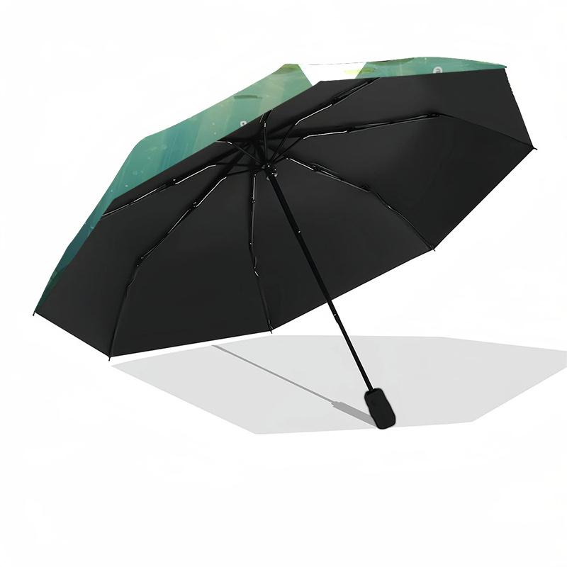 Capybara Themed Travel Umbrella 8 Ribs Automatic Opening and Closing,Portable Folding Design,Compact and Stylish Umbrella Suitable for Out