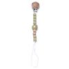 Wood Pacifier Holder Clips Dummy Clips Baby Teething Toys Straps Cute Baby Pacifier Chain  Toddler