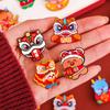 Loong Acrylic Spring Festival Pin Dancing Lion Chinese Style Pin Jewelry Lion Dance Brooch  Skirts