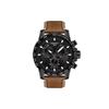 Coleção Audaciosa Movimento de Quartzo Relógios Masculinos Relógio 45,5 mm Mostrador Preto Caixa de Aço Inoxidável T125.617.36.051.01
