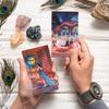 Zwxqe Tarot Deck, Nomad Tarot Card Book, Portable Deck with English Guidebook, Interactive 78-Card Set, for Tarot Lovers, Beginners, Enthusiasts, and
