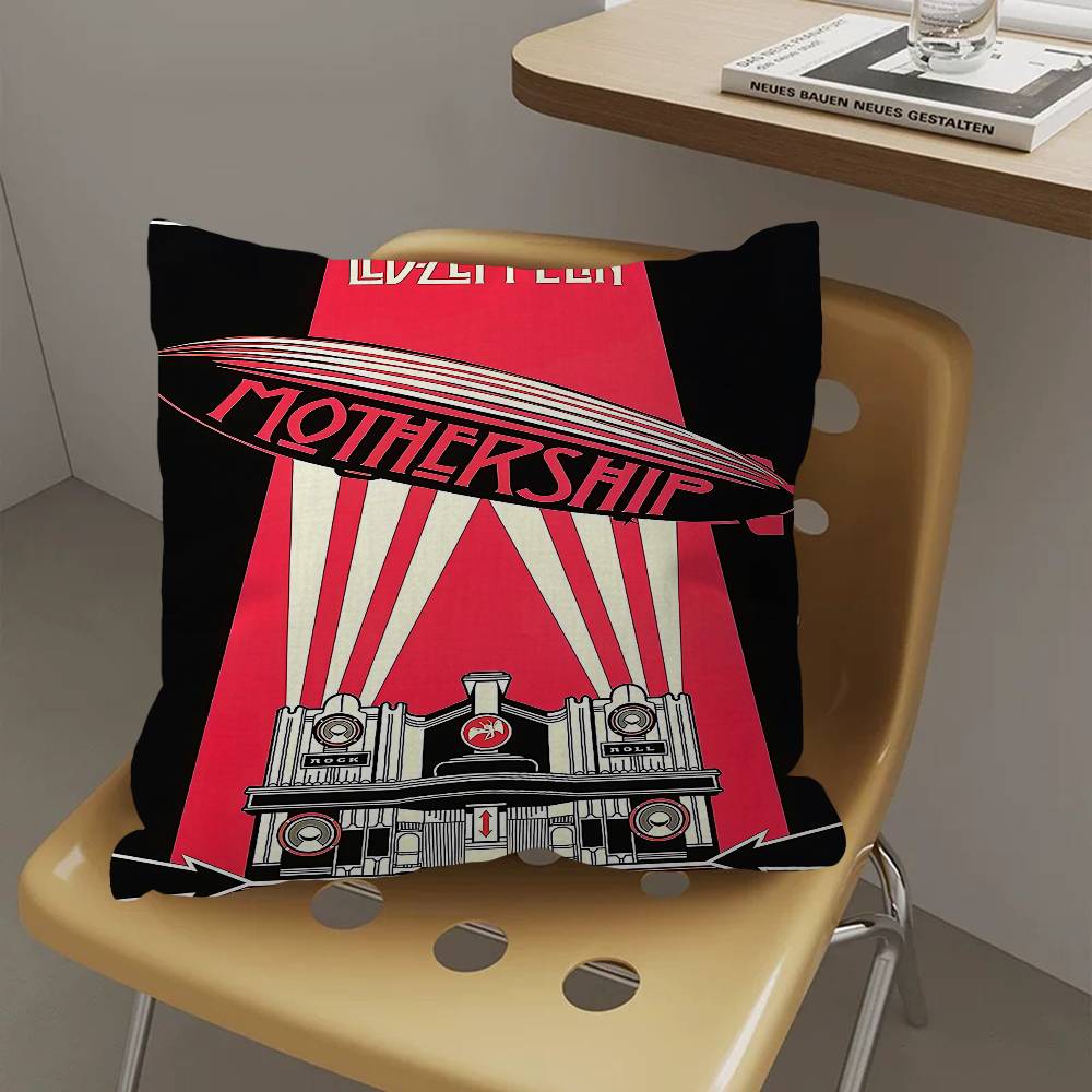 Band L-Led Z-Zeppelin Personalisierte Kissenstaubabdeckung Schlafzimmer Kinder Party Dekoration Kissenbezug Geburtstag Kinder Geschenk 30cmx30cm