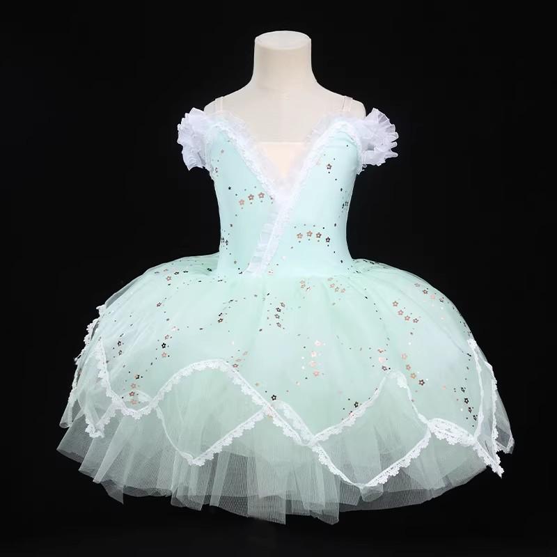 Fashion Ballet Dress Stage Performance Costume Girl's Ballerina Outfit Children's Clothes Ballet Dance Wear Summer Dresses
