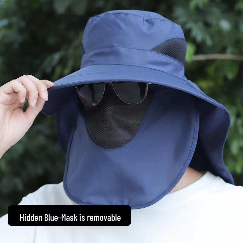 Men's Large Brim Anti-UV Summer Fishing Sun Hat