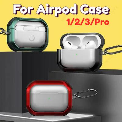 Pentru Airpods Pro 2 Generation Husa transparenta pentru Airpods 3 Pro 2 USB-C 2023 Air Pods Pro Husa TPU PC Husa pentru casti Coque