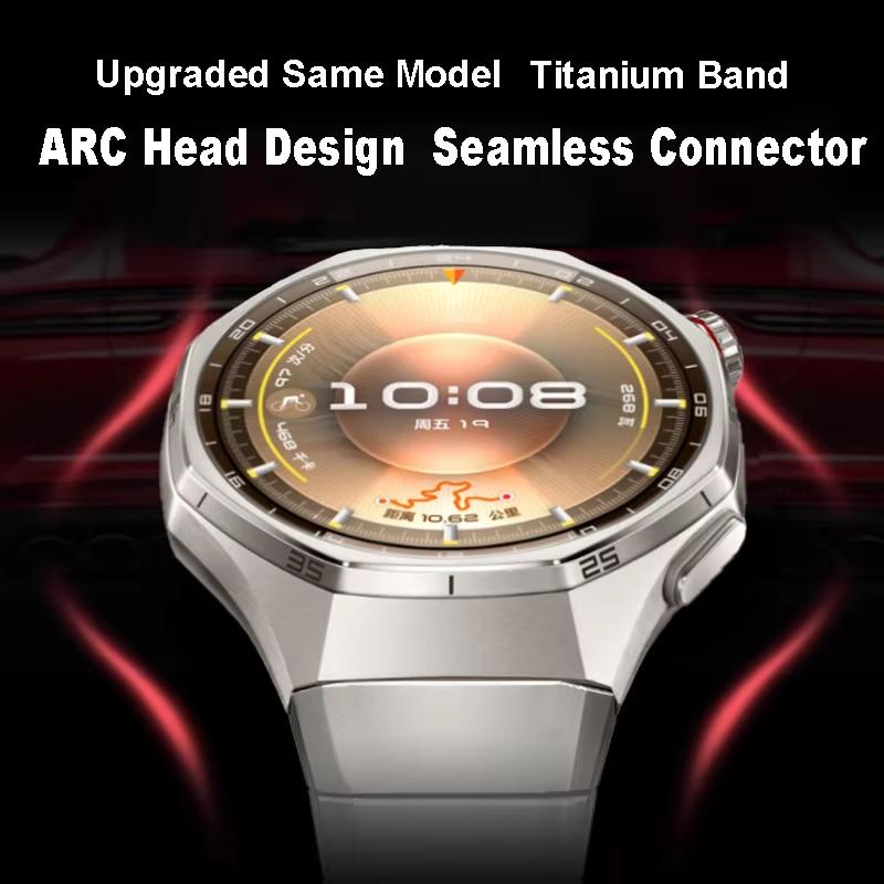 Dla Huawei Watch GT 6 Pro 46mm pasek Metalowa Luksusowa Bransoleta pasek correa Huawei Watch GT6 Pro Oryginalny 1:1 Tytanowy pasek bez szczelin