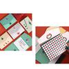 1/10PCS Envelopes Paper New Years Winter Holiday Merry Christmas Greeting Card Set Xmas Gifts Cards