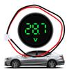 Voltmeter, Digitales Voltmeter - LED Digitalanzeige Autometer DC4- Wasserdicht |
