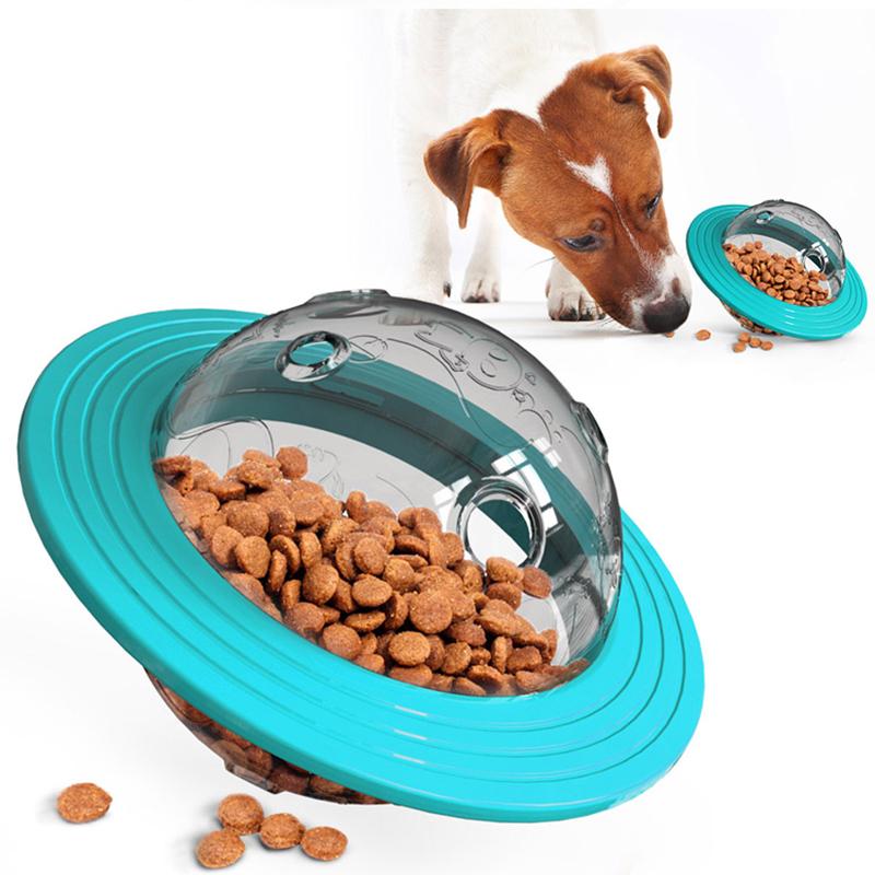 Shape Spacecraft Dog Chew Toy Food Leakage Pet Toys