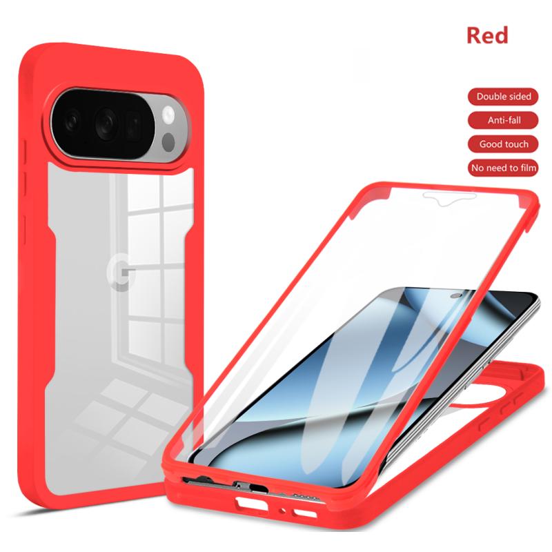 360 Full Body Screen Protector Transparent Case for Google Pixel 10 9 Pro XL / 10 9 Pro / Pixel 10 9 Shockproof Phone Cover