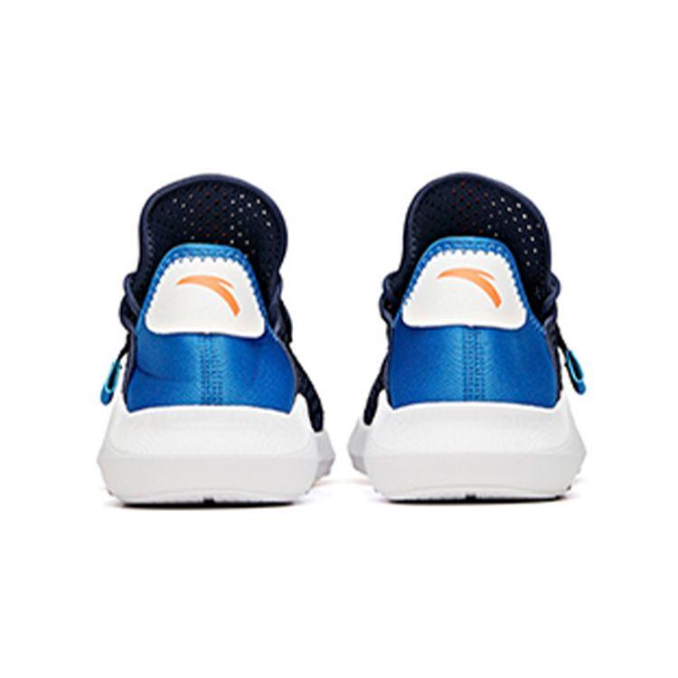Anta Antiskid Breathable Low Top Casual Running Shoes Kids Sneakers Obsidian-Blue A312128851A-2