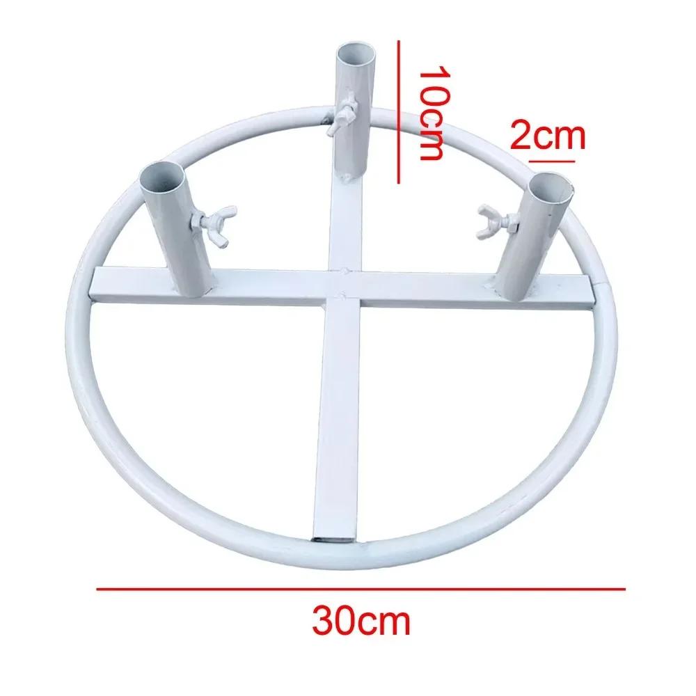 Iron Flower Pole Display Stand Reusable Floor Standing Giant Flower Base Multifunction Metal Accessory Base