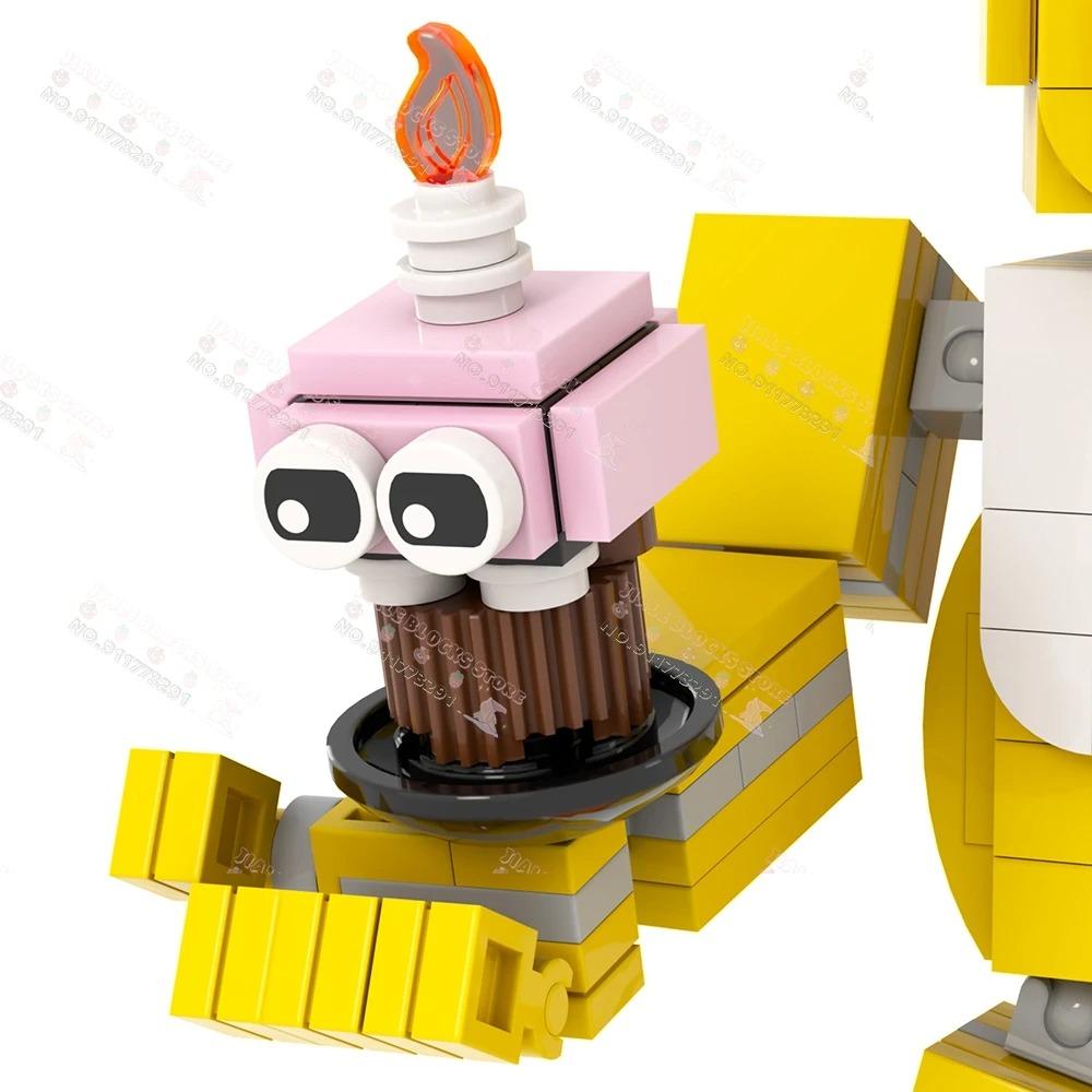 Horror Game Characters MOC Building Blocks Creative Midnight Bear Action Figures Decoration Models Bricks Assembly Toys For Kids