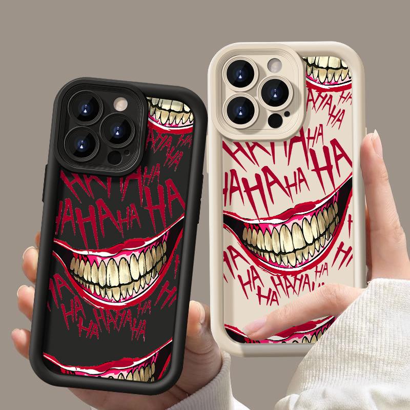 Custodia per Telefono con Fantasia Clown Buffone Per iPhone 16 Pro Max 16e 15 14 13 12 11 XR XS 8 7 Antiurto Morbida Cover in Silicone