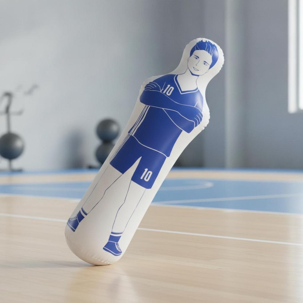 Aufblasbarer Fußballverteidiger Weichwand-Trainingsmannequin mit beschwertem Sockel