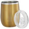 Stainless Steel Tumbler | Coffee Mug | Double Wall, Sweat-Proof Sipper with Lid for Hot & Cold Drinks | BIS-Approved | 300ml (Golden Finish)