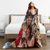 Benson Boone Vintage Style Blankets  Plush Funny Warm Throw Blankets for Bed Sofa Autumn/Winter