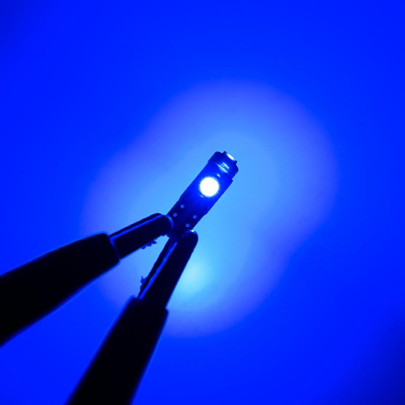 50/100Pcs T5 Led Bulb W3W W1.2W Led Canbus Car Interior Lights Dashboard Warming Indicator Wedge Auto Instrument Lamp 12V Green