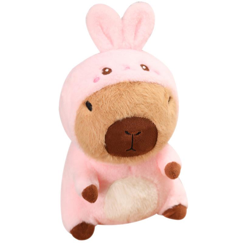 Capibara Capybara Plush Doll Girl Sleeping Doll Claw Machine Doll Turned Into Bear Toy Gift